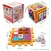Yiwu Good Goods Children's Early Education and Intelligence Board Games 1-2-3 years old Baby Boys and Girls Teaching AIDS Matching Wooden Toys -1001/2670 undefined